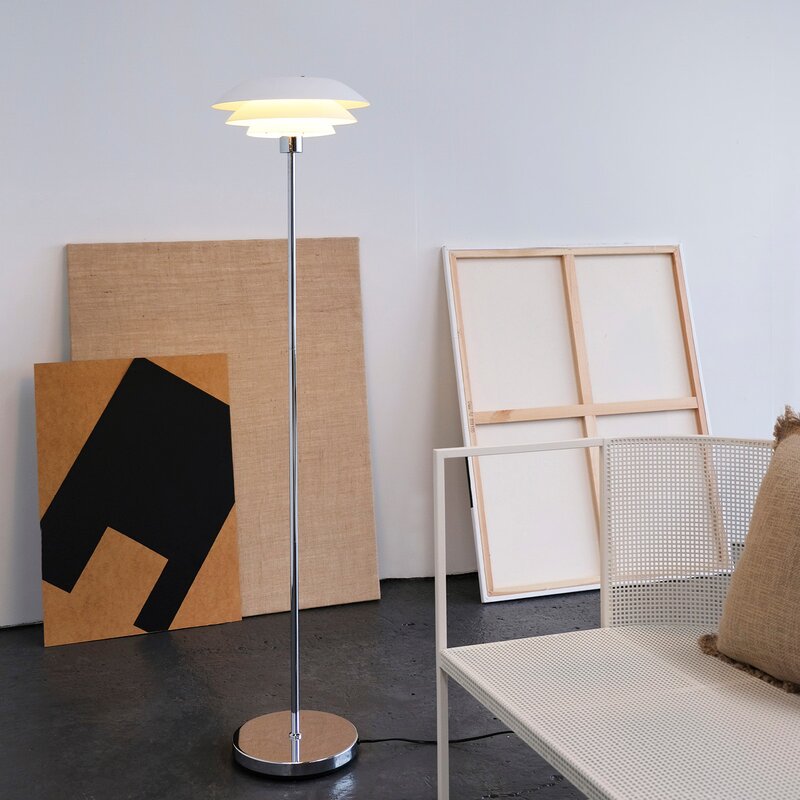 DL31 gulvlampe 133 cm hvit
