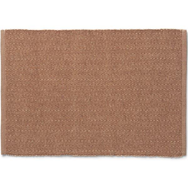 Herringbone brikke brun