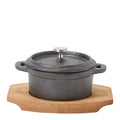 Classic minigryte 10 cm svart/natur