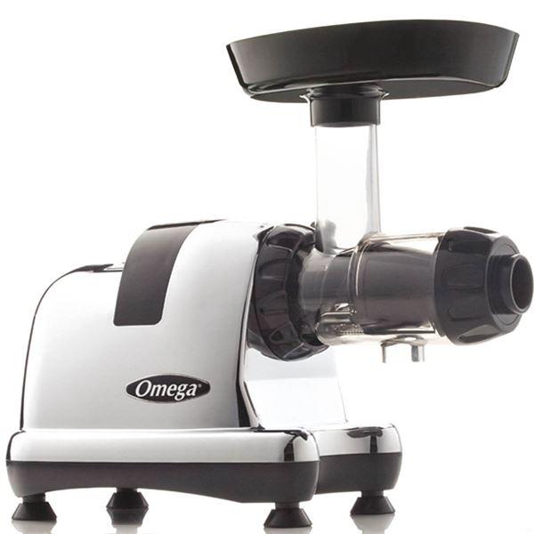 Nutrition System J8228C slowjuicer horisontal krom/svart