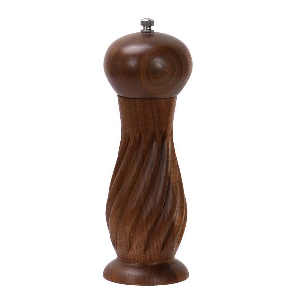 Saltkvern 21,5 cm m/spiral brun