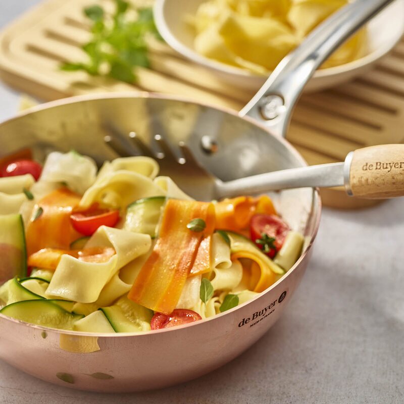 Prima Matera sautépanne 1,7L 20 cm kobber/støpejern