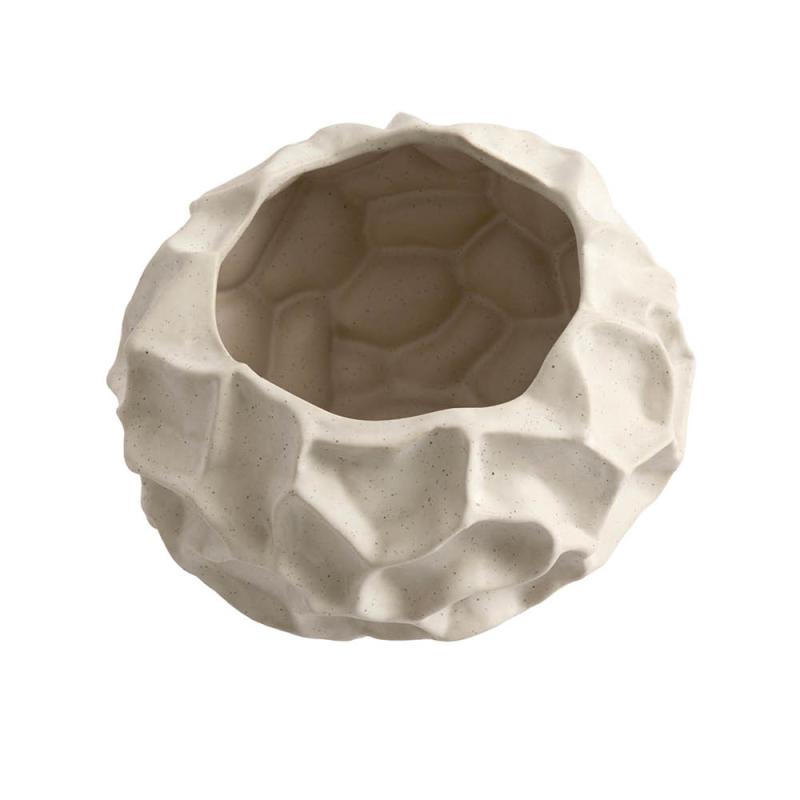 Soil blomsterpotte 11,5x18 cm vanilje
