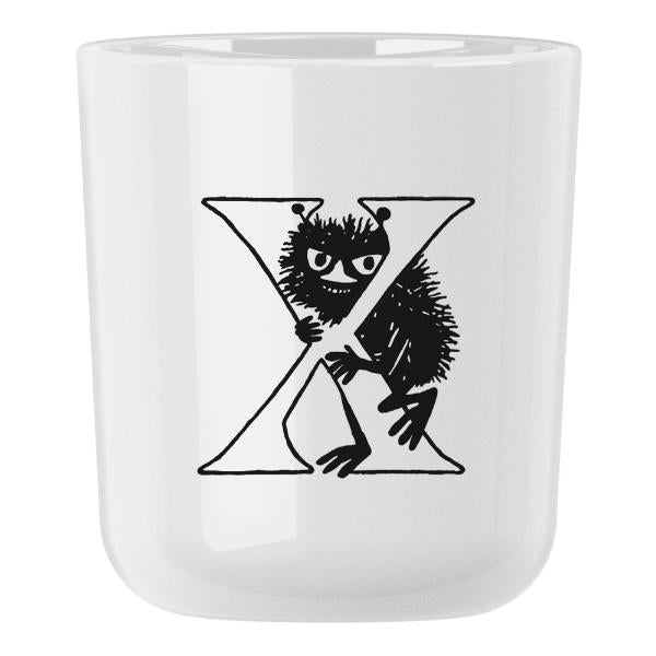 Moomin ABC krus X 20 cl hvit