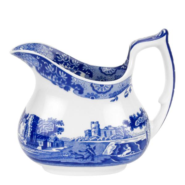 Blue Italian fløtemugge 22 cl blå/hvit