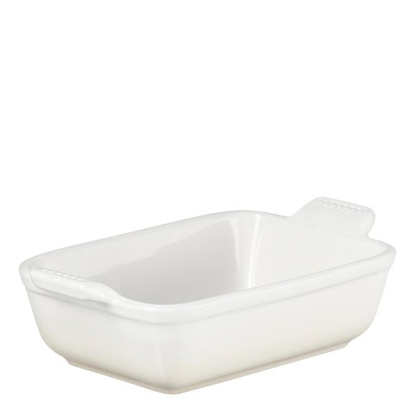 Heritage rektangulært fat 19 cm meringue