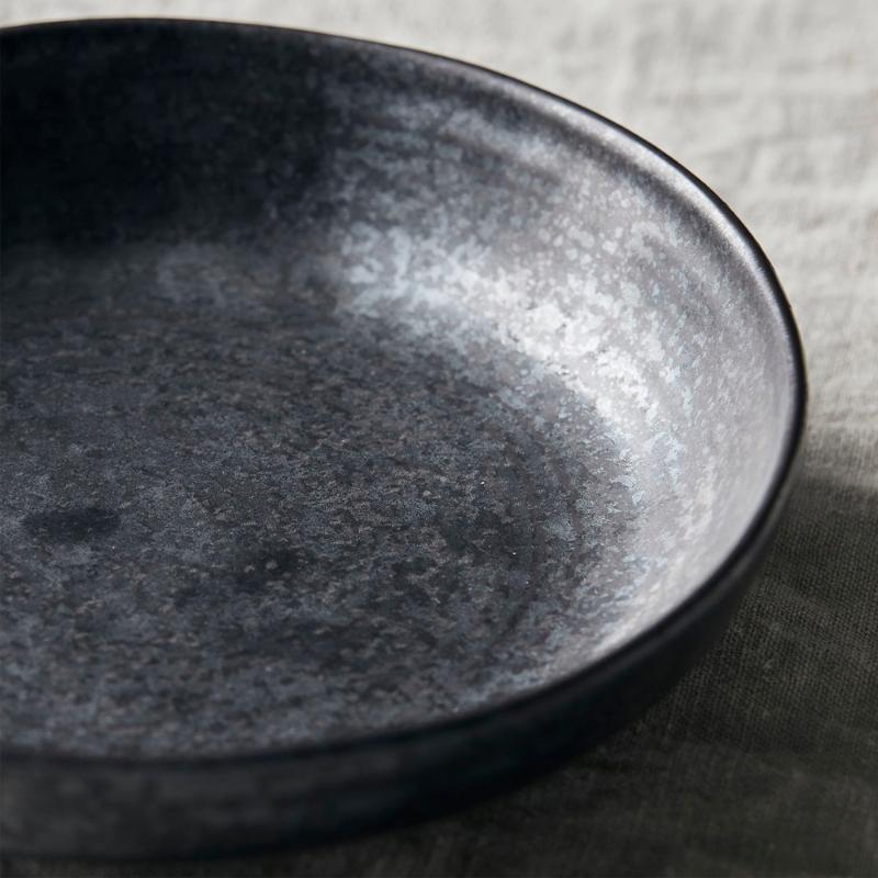 Pion skål 19 cm svart/brun