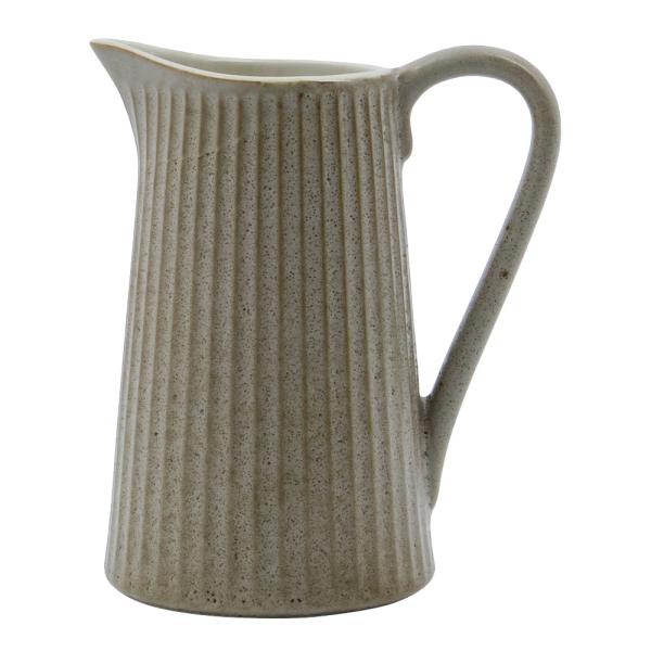 Pleat kanne 13 cm grå/brun