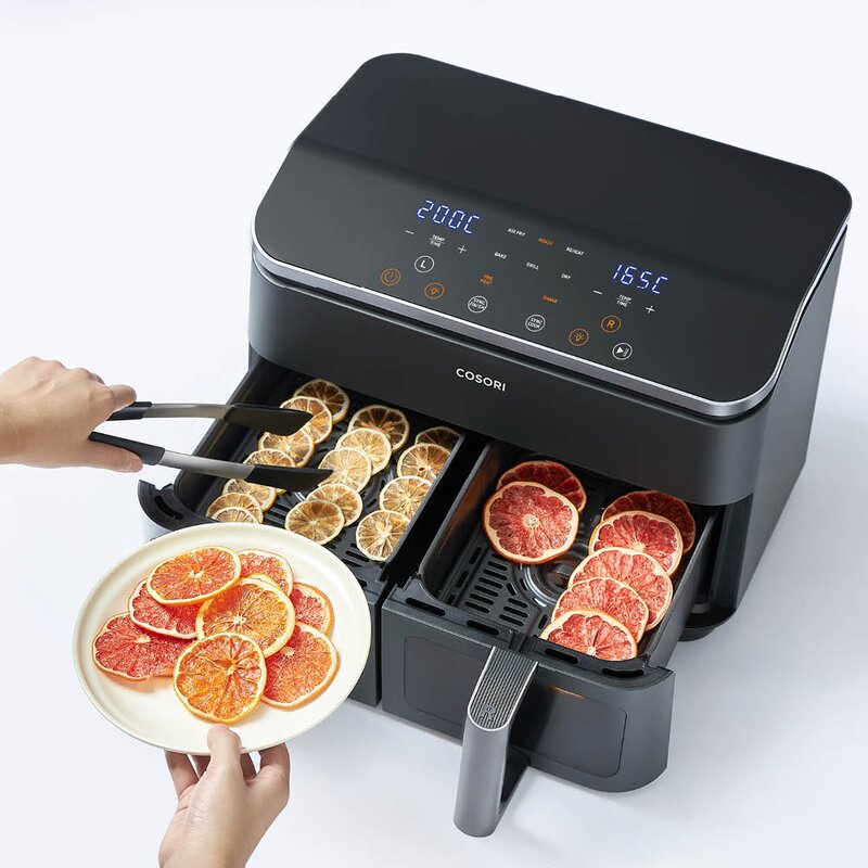 Dual Basket airfryer 8,5L svart
