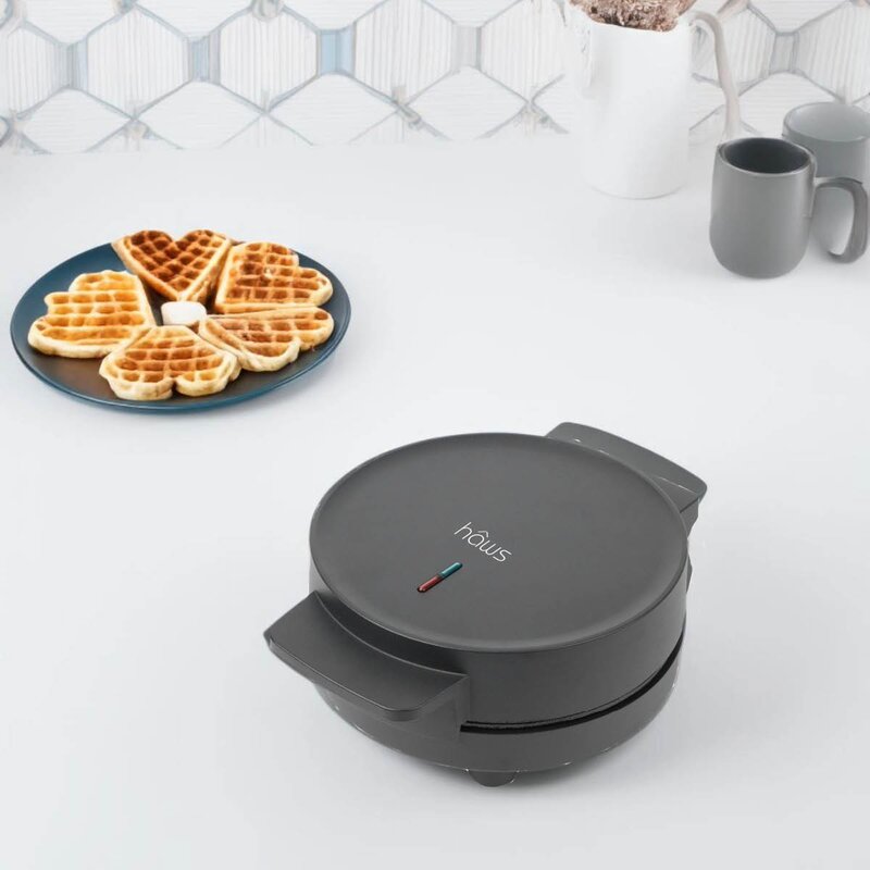 Vaffeljern 1000W svart