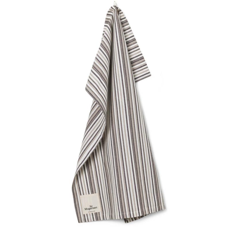 Kjøkkenhåndkle 56x72 small stripes hvit