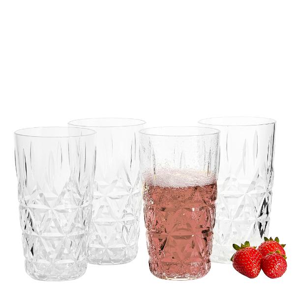 Juni piknik universalglass 40 cl 4 stk