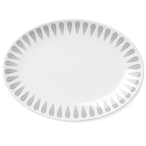 Arne Clausen ovalt fat 34 cm grå