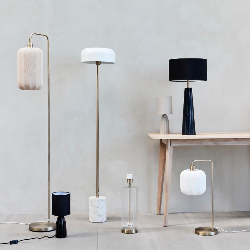 Sashie bordlampe 58x28 cm hvit