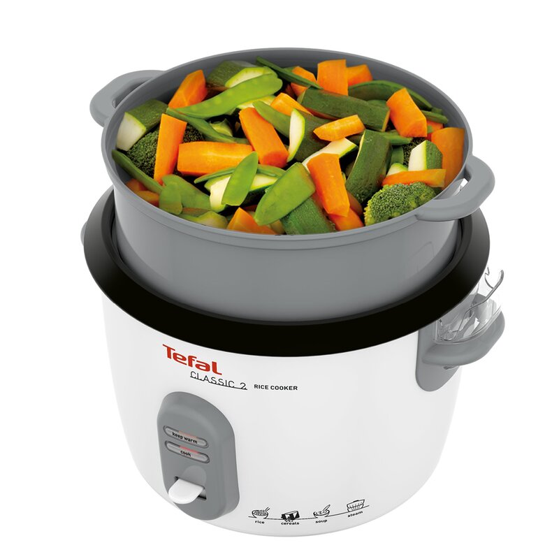 Classic riskoker 700W hvit