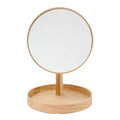 Look sminkespeil med fot 25 cm eik