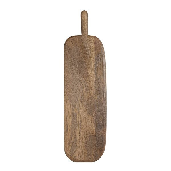 Skjærebrett mangotre 50x14 cm rustic brown
