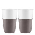 Caffé Latte krus 36 cl 2 stk grå