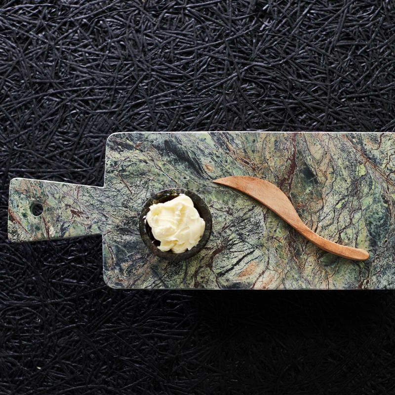 Vita saltkar 6,3 cm mørk grå