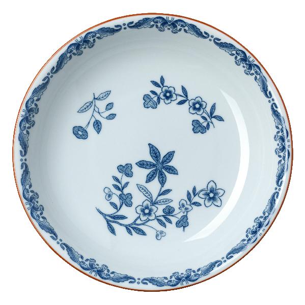 Ostindia dyp tallerken 22 cm blå