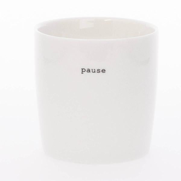 Krus mini pause 10 cl hvit