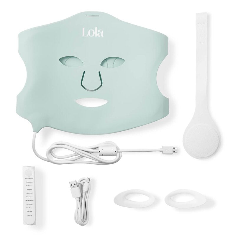 Glow mask LED-maske mint