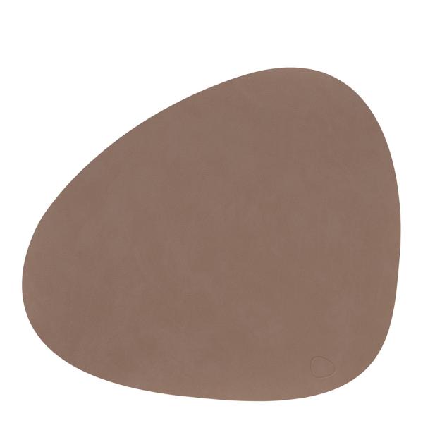 Curve Nupo spisebrikke L 37x44 cm truffle