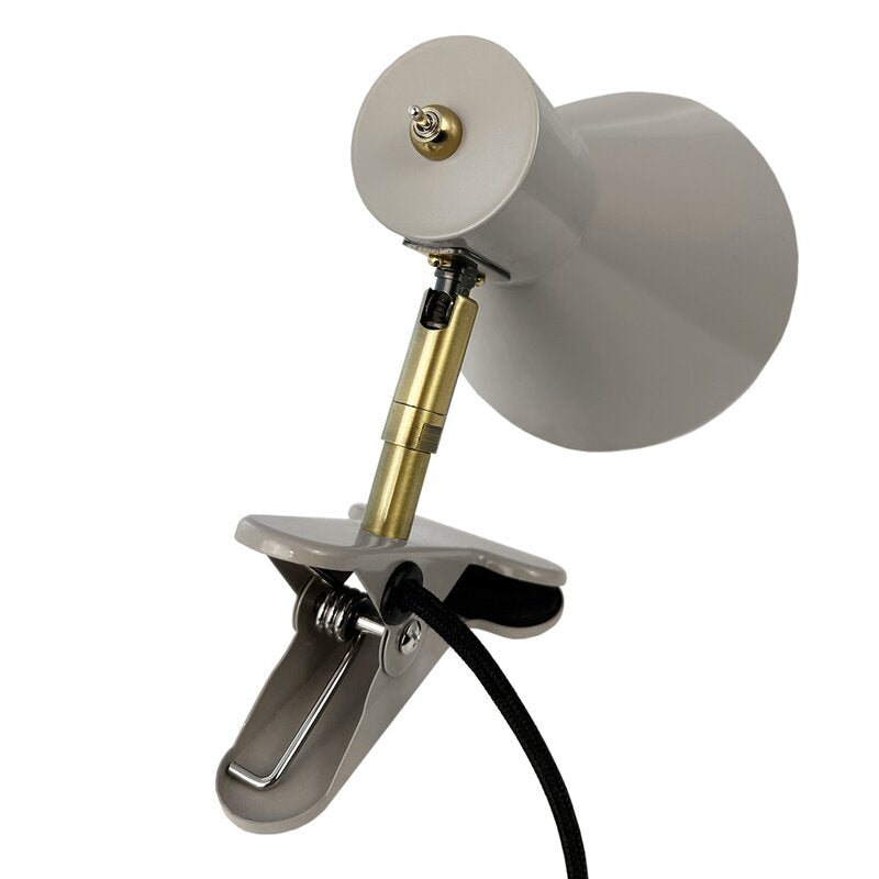 Sleep vegglampe med klemme 16 cm beige