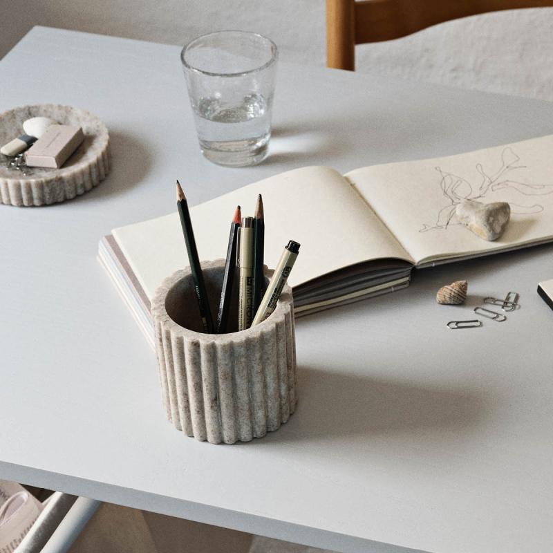 Platon oppbevkrukke 10x10 cm light brown