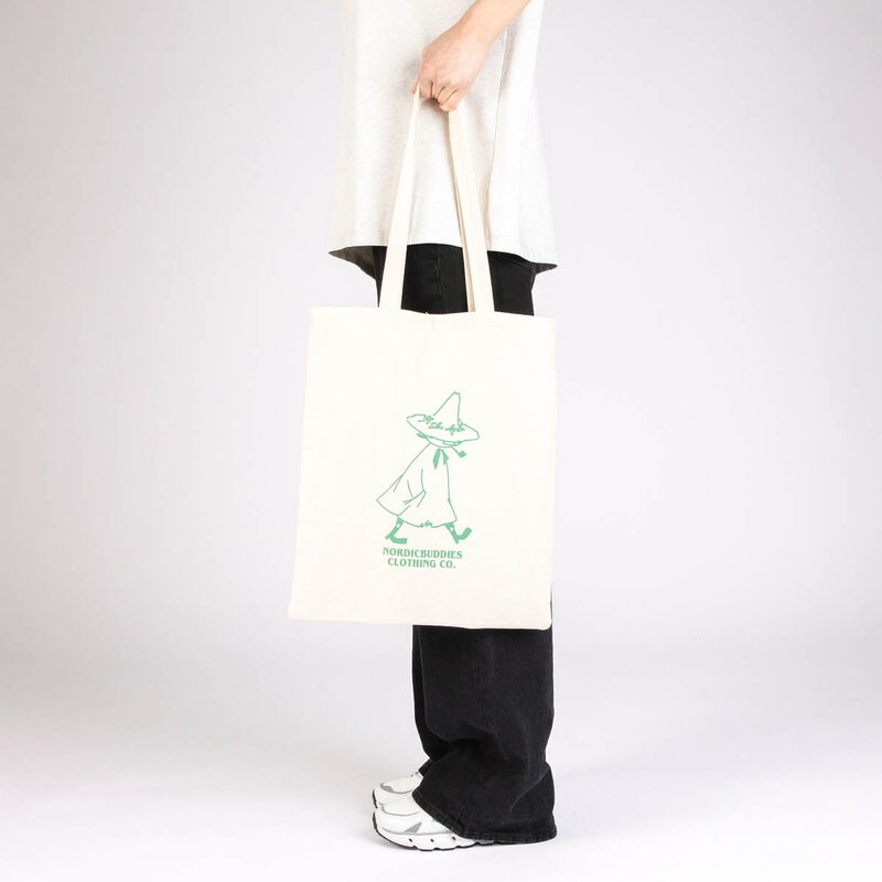 Mummi handlenett 38,5x42 cm Snusmumrikken beige