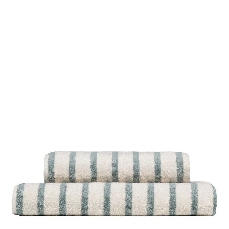 Everyday stripe håndkle 50x90 cm aqua