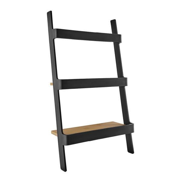 Nordic kitchen minihylle 50 cm svart/bambus