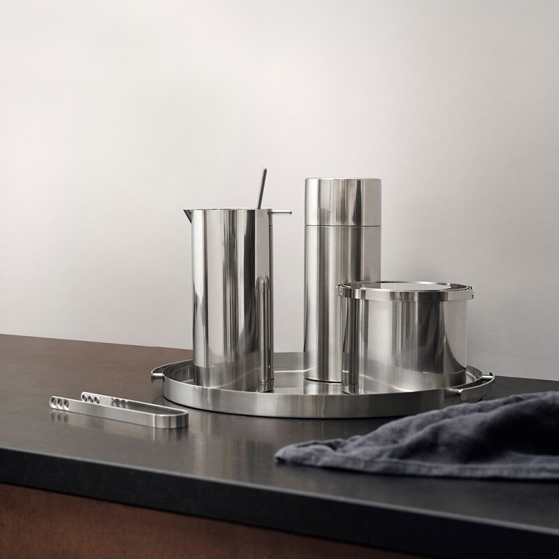 Arne Jacobsen serveringsbrett 33,5 cm stål