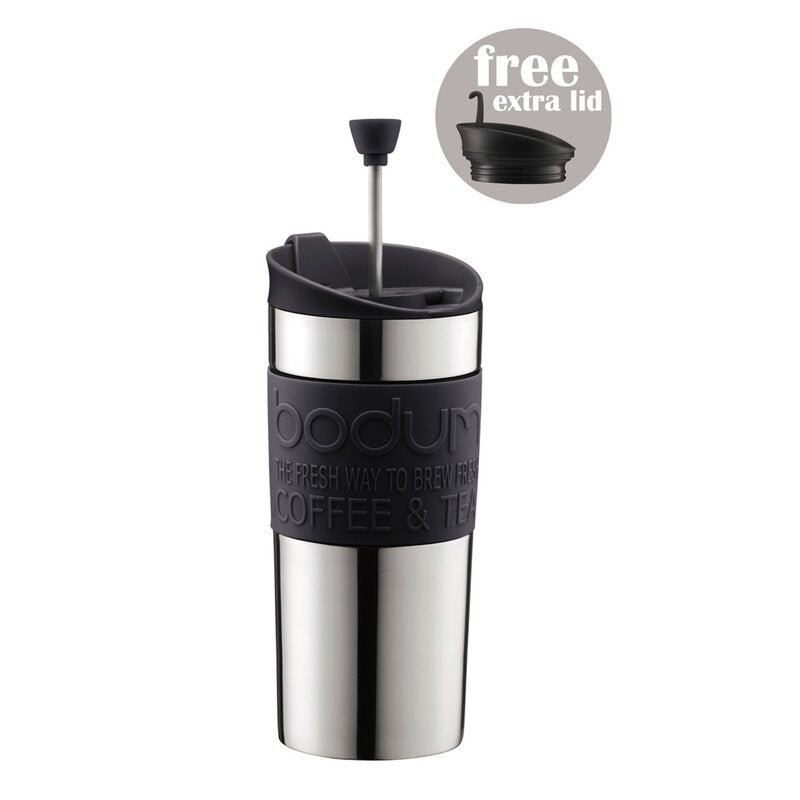 Travel press termokopp 35 cl svart