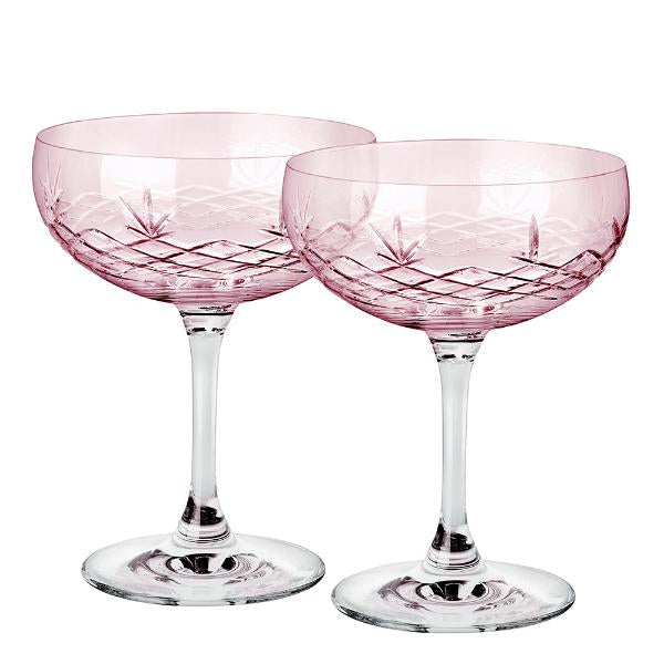 Crispy Gatsby champagneskål 30 cl 2 stk topaz