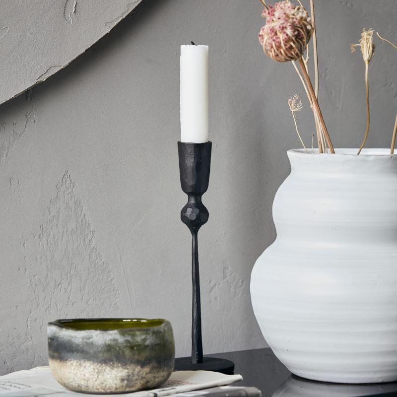 Trivo lysestake 18 cm svart