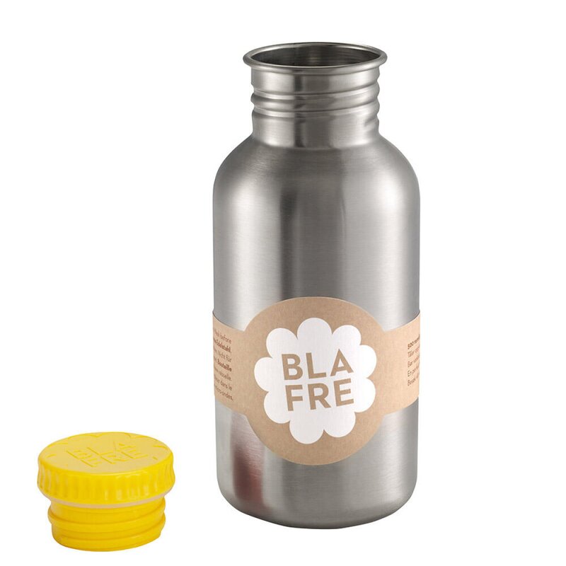 Stålflaske 500 ml gul
