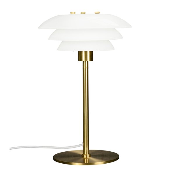 DL20 bordlampe 30 cm opal/messing