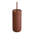 Carter Cold Desert Capsule tumbler med sugerør 475 ml sienna