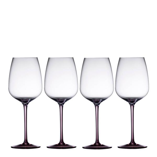 Vienna vinglass 53 cl 4 stk purple