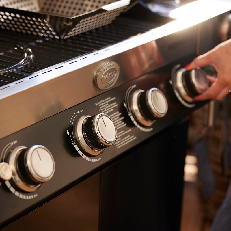 Videro G4-S Vario+ gassgrill 20500W svart