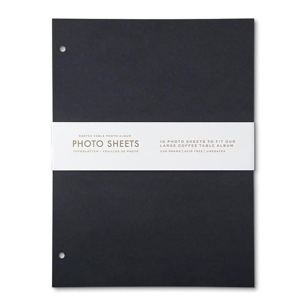 Fotoalbum refill papir stor (L) 10 stk