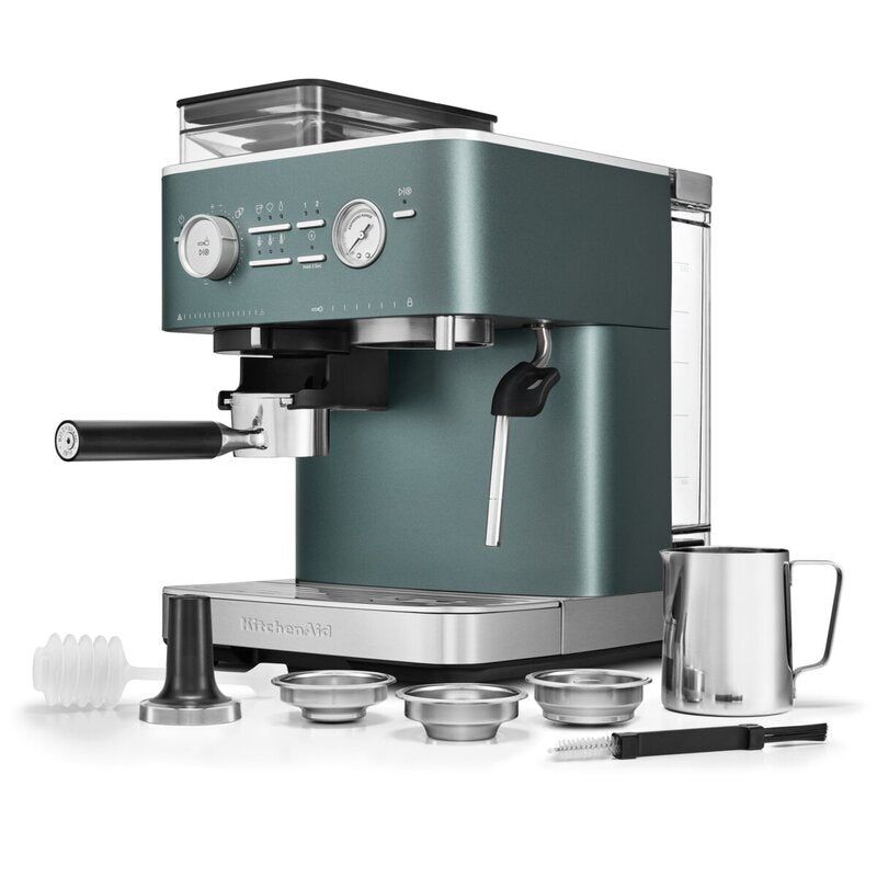 Espressomaskin m/kaffekvern halvautomatisk 5KES6551 juniper