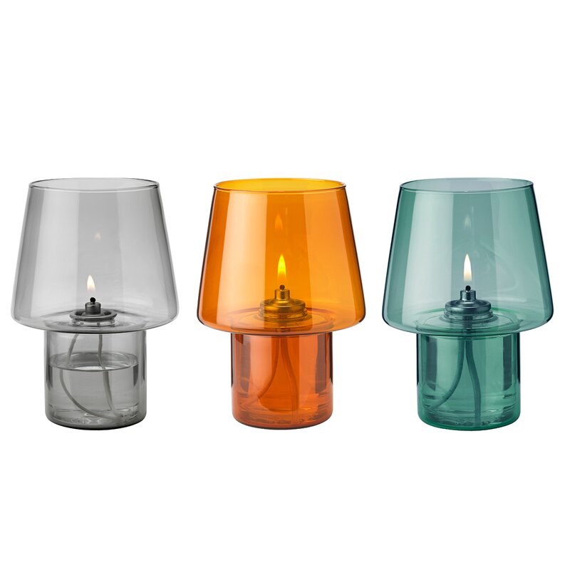 VIVA hurricane lyslykt amber