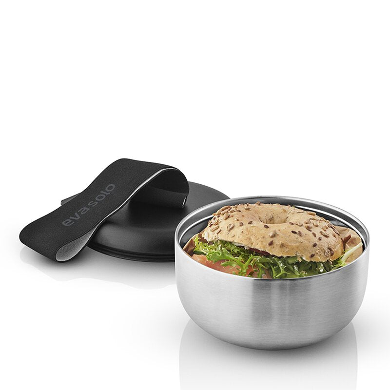 To Go matboks 75 cl stål/svart