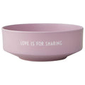 Favourite skål 60 cl Love is for sharing lavender