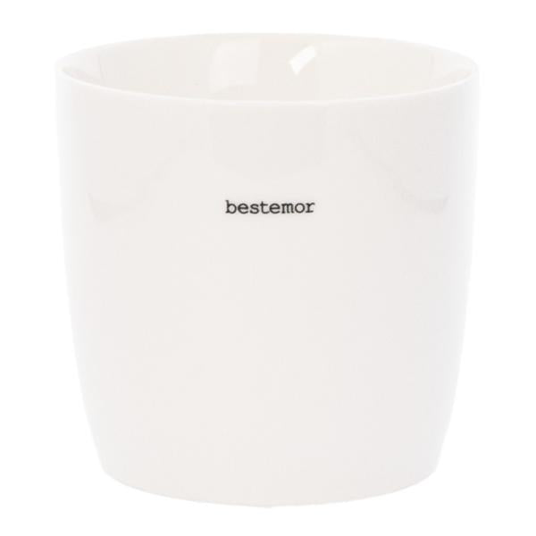 Krus bestemor 30 cl hvit