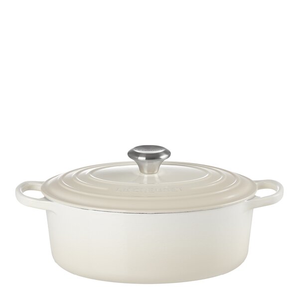 Oval gryte 4,1L meringue