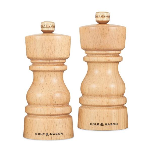London salt- og pepperkvern 13 cm 2 stk natur