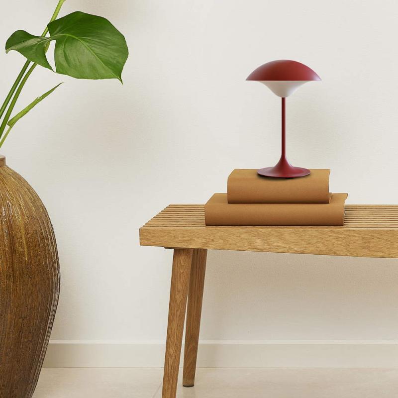 Eclipse bordlampe ruby red